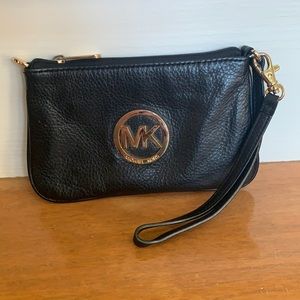 Black Michael Kors Wristlet